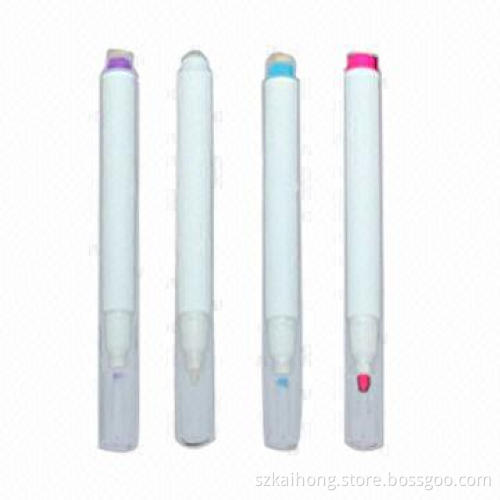 LED board marker pens, writing on LED board shining neon light in dark
